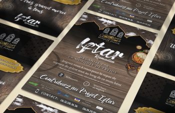 Affiche Iftar pour la Mosquée de Fréjus
